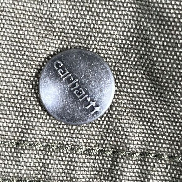 🔥🔥 CARHARTT Army Green Cargo Shorts Relaxed Fit Men Size 42 - PERFECT - Picture 6 of 8